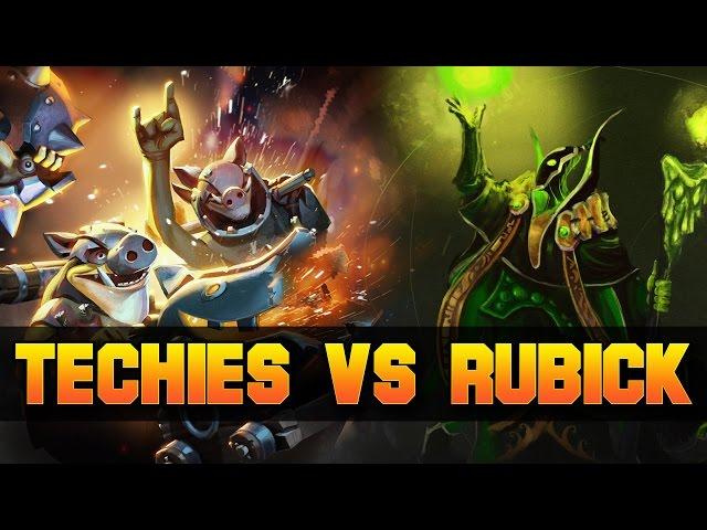 Dota 2 Techies vs Rubick