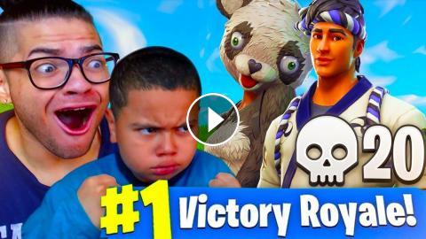 DUOS WITH MY 9 YEAR OLD LITTLE BROTHER! *NEW* PANDA 