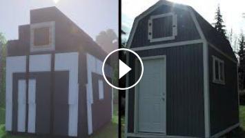 I Built A House In Minecraft Then I Built It In Real Life
