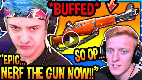 Ninja & Tfue Explain Why The NEW Infantry Rifle BUFF Is EXTREMELY ...