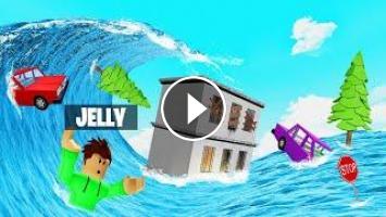 Survive The Tsunami In Roblox Natural Disasters - how to survive natural disasters roblox natural disaster