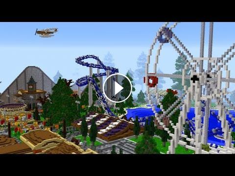 Minecraft Massive Working Amusement Park