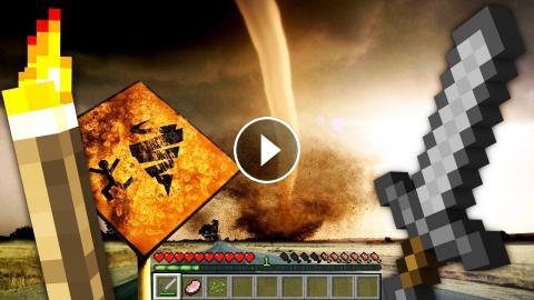 Realistic Tornado In Minecraft Destroys Everything In It S Path - lets play roblox tornado alley 3 youtube