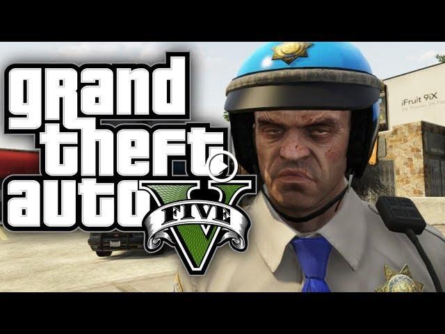 GTA 5 - How to be a COP! (Funny Moments In GTA V) Policemen Free Roam Fun  Stuff Gameplay
