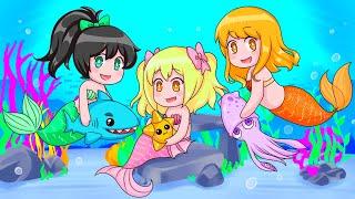 Three Baby Mermaids Adopt Ocean Pets In Roblox - new mermaid mansion roblox mermaid adopt me youtube