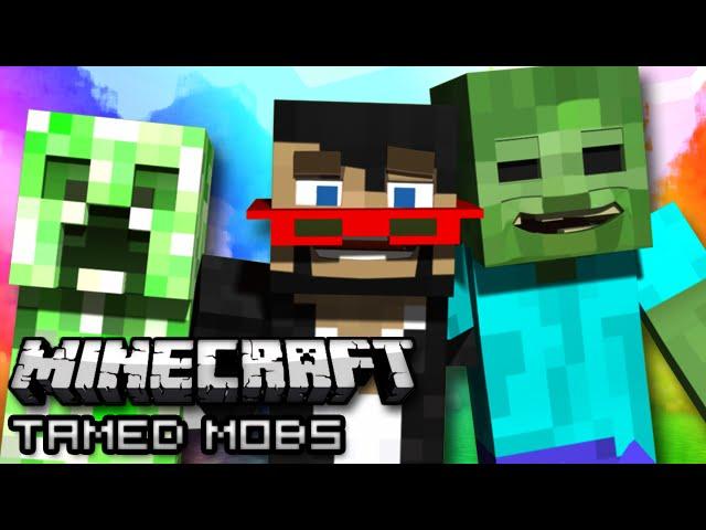 Minecraft Pet Zombies Creepers And Spiders Tamed Mobs Mod Showcase