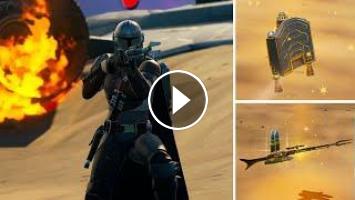 New Fortnite Mandalorian Boss Mythic Weapons Location Guide Chapter 2 Season 5