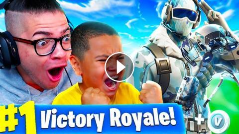 new frostbite skin is insane best 10 year old little kid fortnite battle royale player ever - how do you get the frostbite skin in fortnite