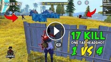 Fan try to Kill Me Solo vs Squad OverPower Gameplay - Garena Free Fire 