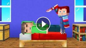 Playing Minecraft As Chucky Scary - chucky roblox games