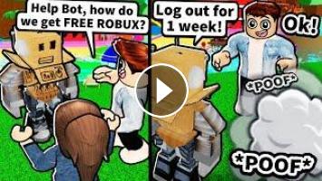 I Pretended To Be A Roblox Help Bot And Gave People Awful Help - creepy roblox games flamingo