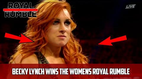 Becky Lynch Wins The Womens Royal Rumble Wwe Royal Rumble 2019