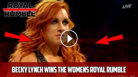 Becky Lynch Wins The Womens Royal Rumble Wwe Royal Rumble 2019