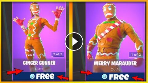 free merry marauder ginger gunner back on fortnite fortnite free skins live - gingerbread man fortnite minecraft skin
