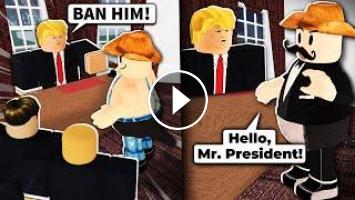 Roblox Guy Tried To Ban Me So I Changed My Outfit To Trick Him - roblox ban animation