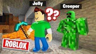 Playing Minecraft In Roblox Weird - jelly plays roblox with his friends