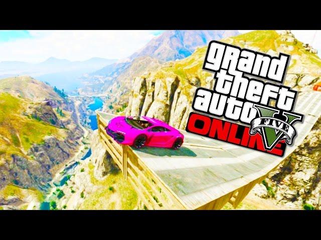 GTA 5 Funny Moments - Epic Canyon Jump! Boxing, Impossible Skill Test &  Quad Bikes! (GTA 5 Online)