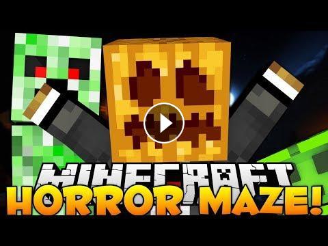 Scariest Maze In Minecraft Ever Full Of Monsters Minecraft Modded Weeping Angel - monster maze roblox