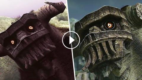 Shadow Of The Colossus Remake Comparison Trailer Ps2 Vs Ps3 Vs Ps4