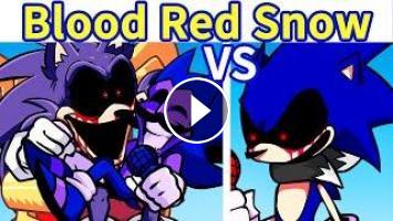 Fnf Vs Majin Sonic & Lord X Sings Blood Red Snow - Fnf Games
