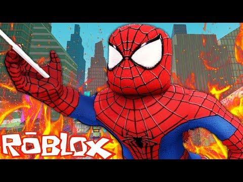Spiderman In Roblox Roblox Superhero Tycoon
