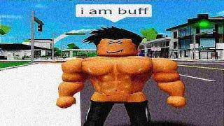 BECOMING A BUFF SLENDER IN ROBLOX 