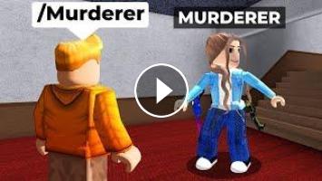 Murder Mystery 2 But I Give Murderer With Commands - murder mystery 2 mod roblox