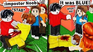 Making Roblox Noobs Play Among Us With Admin Commands - using roblox admin commands to bully people