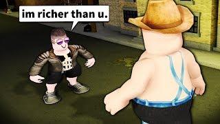 Roblox Noob Thinks He S Rich