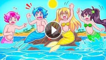 The Squad Got Turned Into Mermaids In Roblox - inquisitormaster roblox drawing base