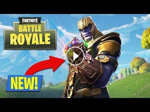 new fortnite update infinity gauntlet game mode play as thanos from marvel avengers infinity war in fortnite battle royale subscribe http bit - infinity gauntlet game mode fortnite