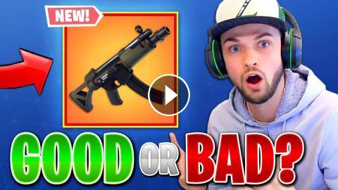 *NEW* SMG GAMEPLAY - GOOD or BAD? (Fortnite: Battle Royale UPDATE)