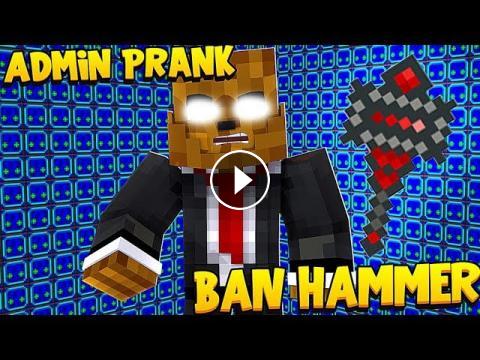 Admin Weapons Mod Prank Minecraft Admin Abuse Troll - weapon admin commands roblox