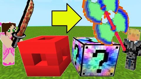 Minecraft Roblox Vs Mixed Lucky Block Challenge Modded - 