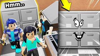 I Dressed Up As A Roblox Cabinet And No One Could Find Me