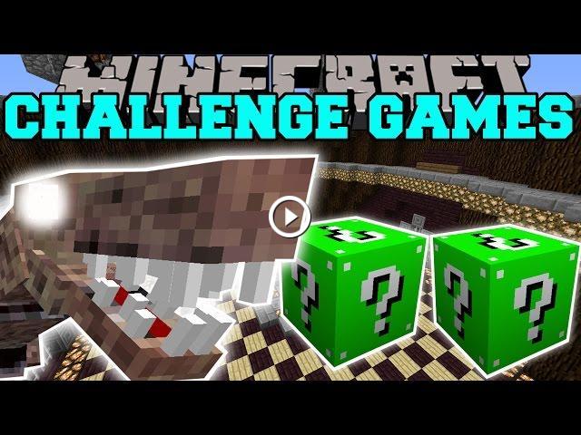 Minecraft: NASTYSAURUS CHALLENGE GAMES - Lucky Block Mod 