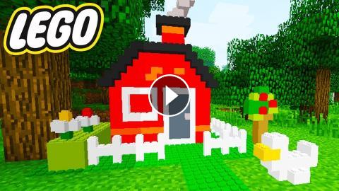 Building The Most Epic Lego House Ever Minecraft Lego Mod