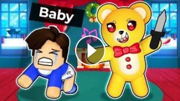 Playing As A Baby In Roblox Daycare - bear roblox horror game