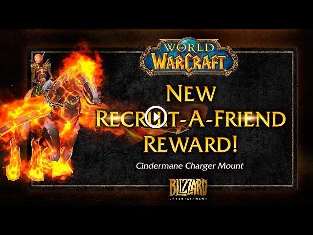 when do you get your recruit a friend mount